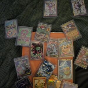 Pokemon Trading Card Set with Binder And Original Cards